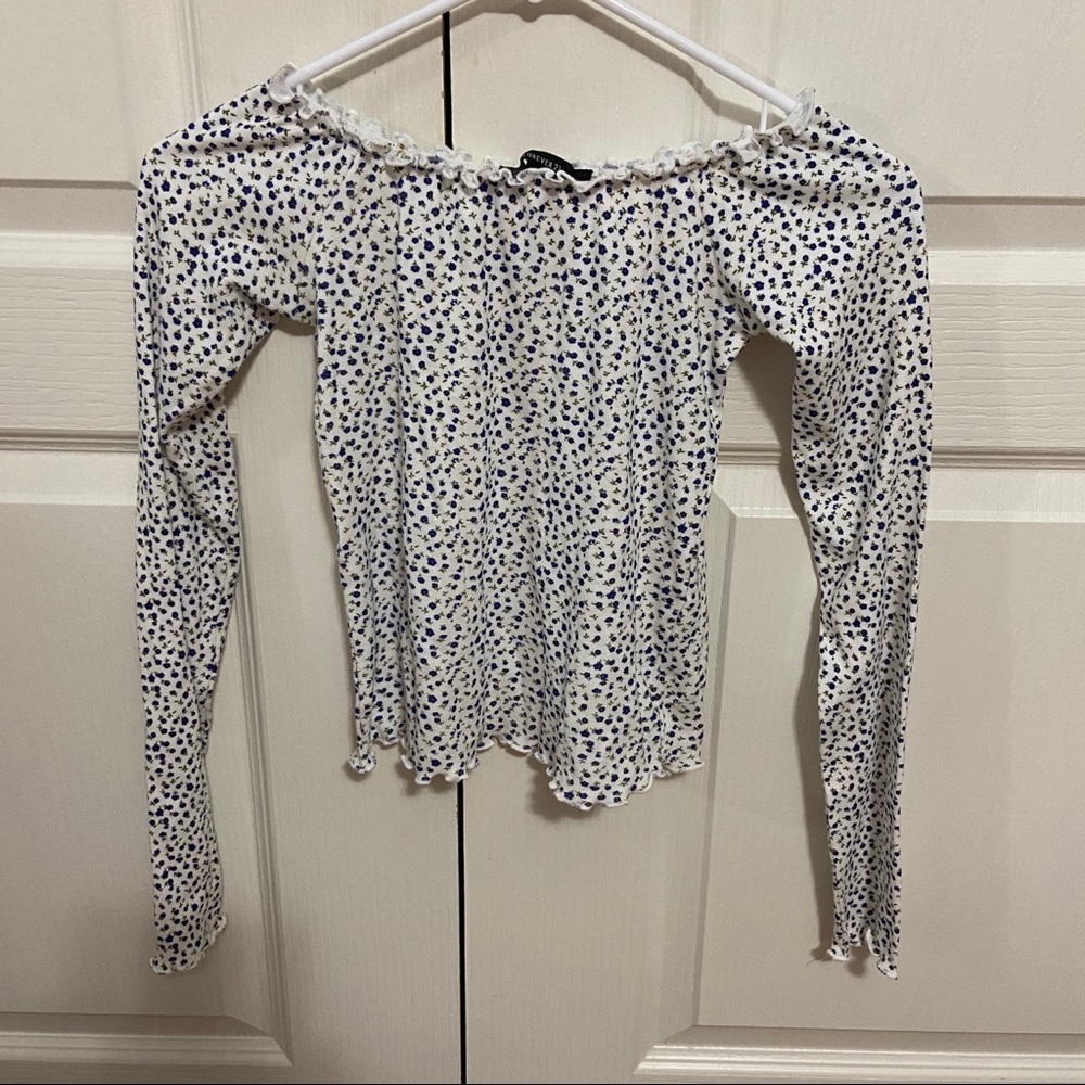 Lettuce Hem Off The Shoulder Top